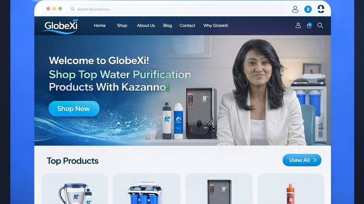 GlobeXi Shopify store development project