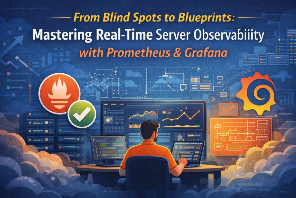 Real-Time Server Observability with Prometheus & Grafana
